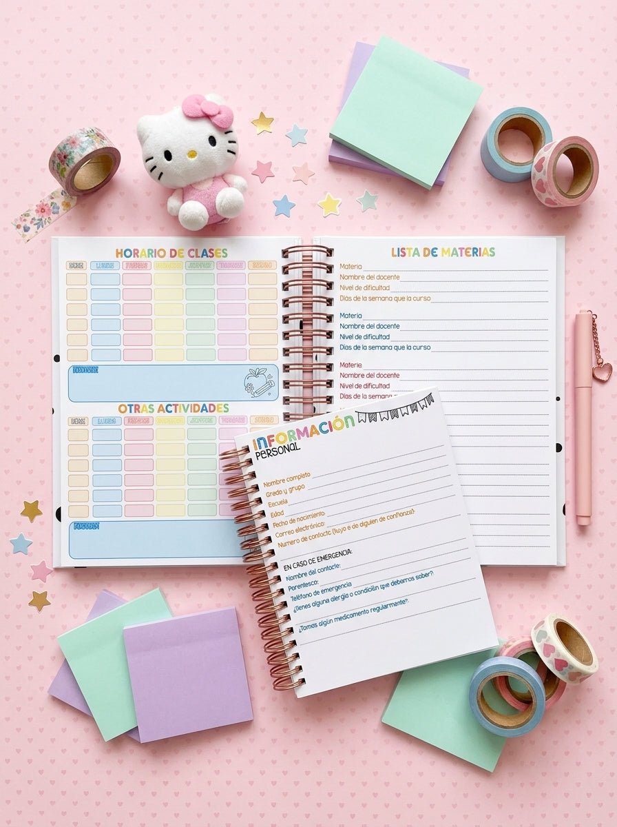 Agenda Estudiantes Diaria Ciclo 26-27 - Naruto