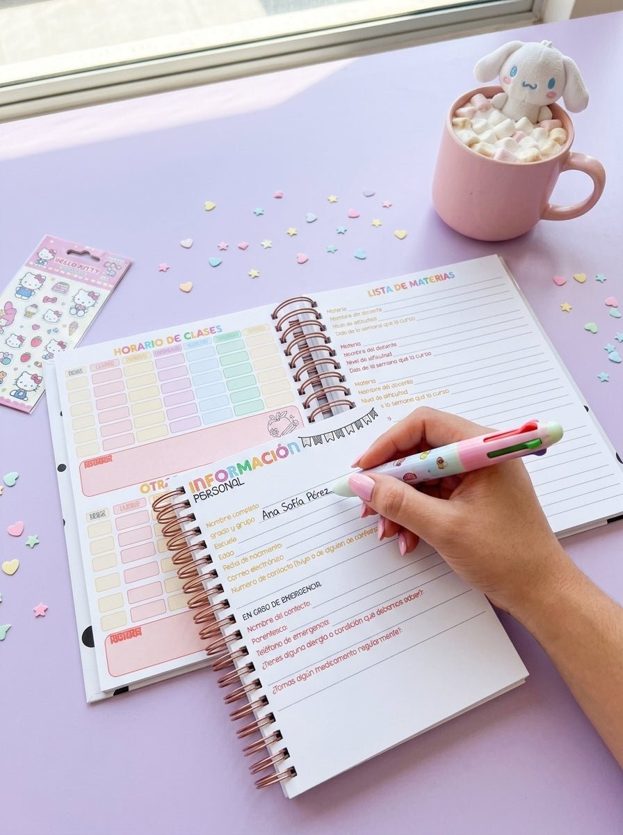 Agenda Estudiantes 2 Días por Página Ciclo 26-27 - Rilakkuma