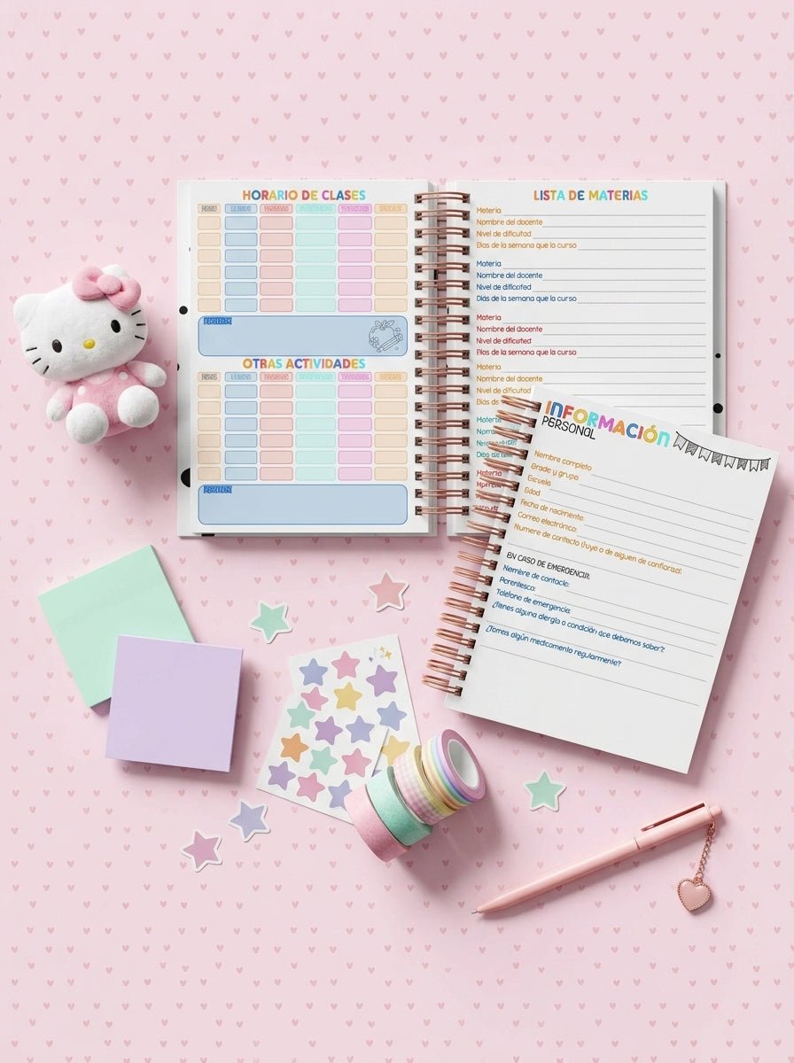 Agenda Estudiantes 2 Días por Página Ciclo 26-27 - Dragon Ball