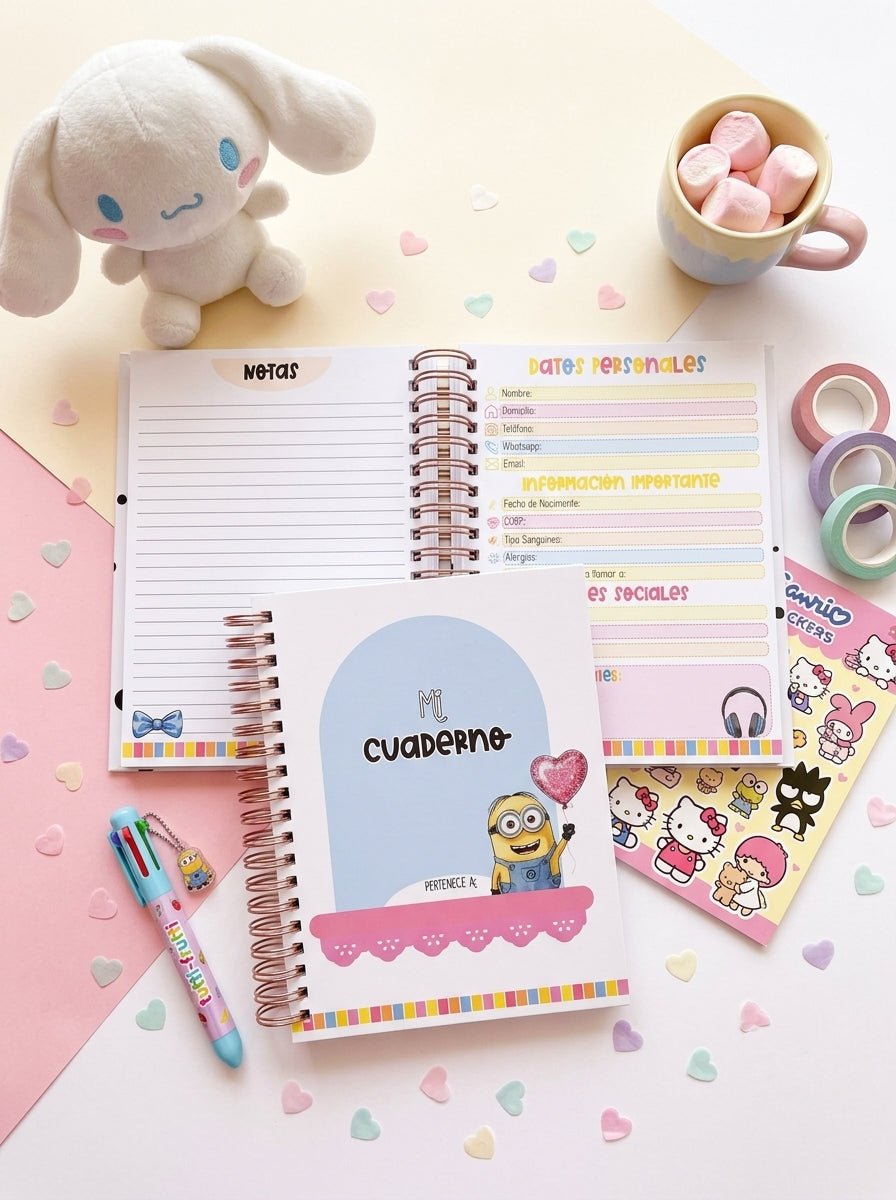 Cuaderno Tamaño Carta - Minions