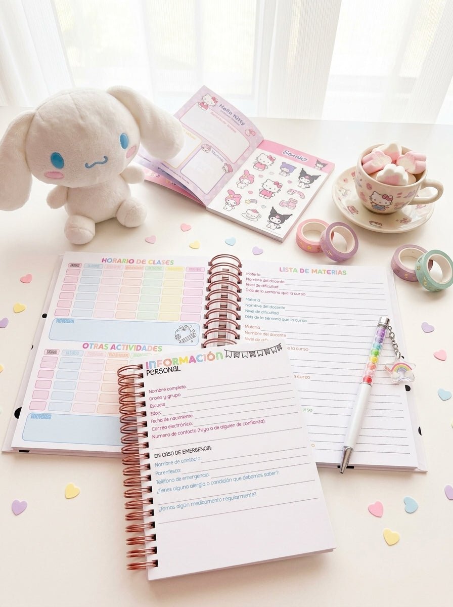 Agenda Estudiantes Diaria Ciclo 26-27 - Cinnamoroll