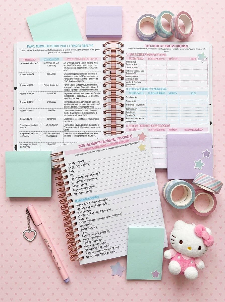 Agenda Director Semanal - Marie (Aristogatos)