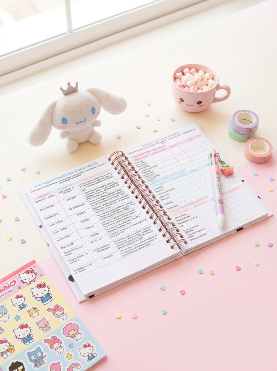 Agenda Director Semanal - Cute Dolls