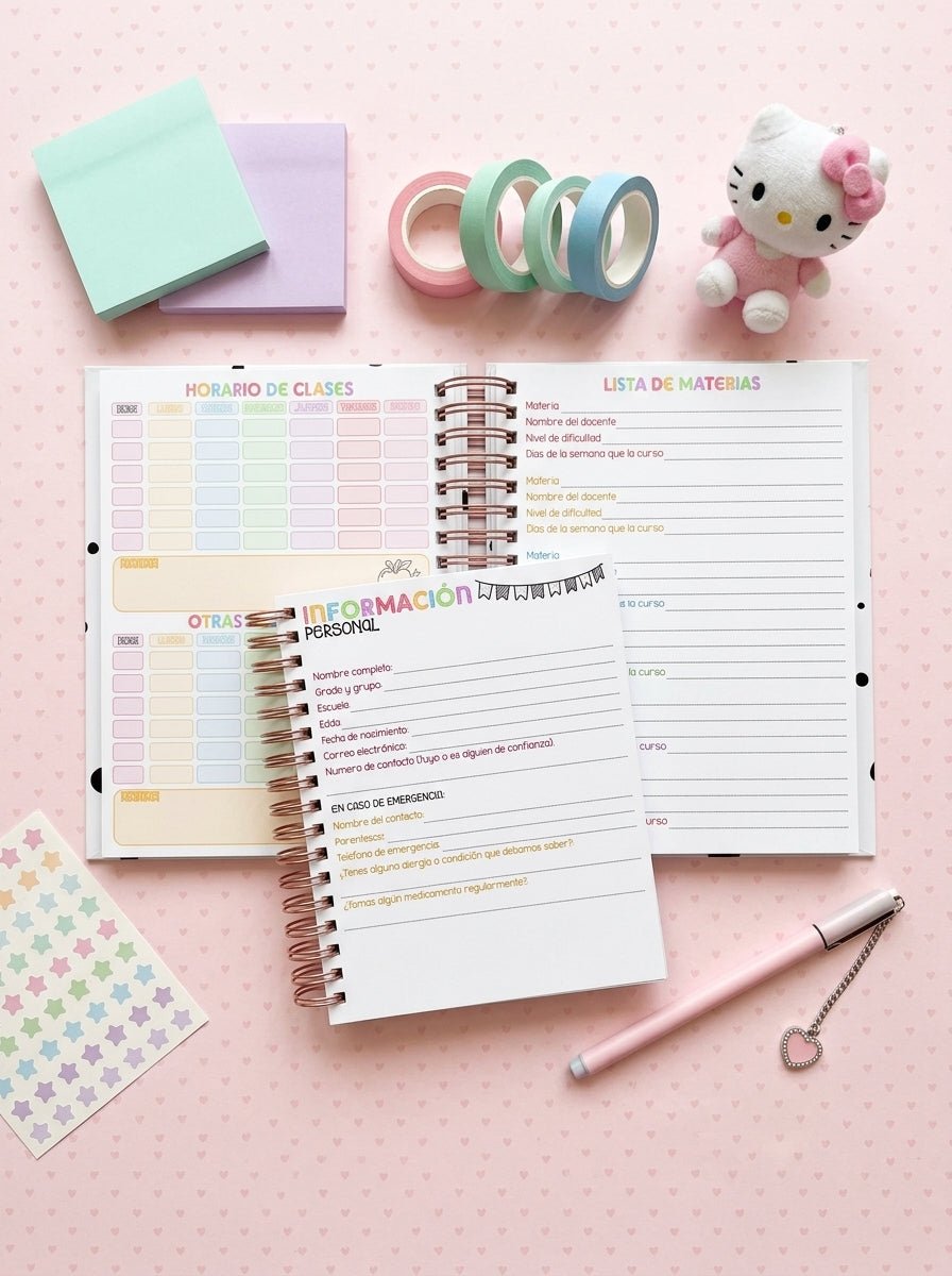 Agenda Estudiantes 2 Días por Página Ciclo 26-27 - Chip y Dale