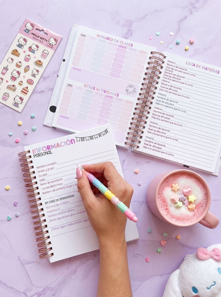 Agenda Estudiantes Diaria Ciclo 26-27 - Charmmy Kitty
