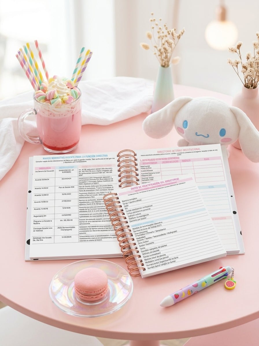 Agenda Director 2 Días por Página - Cute Dolls