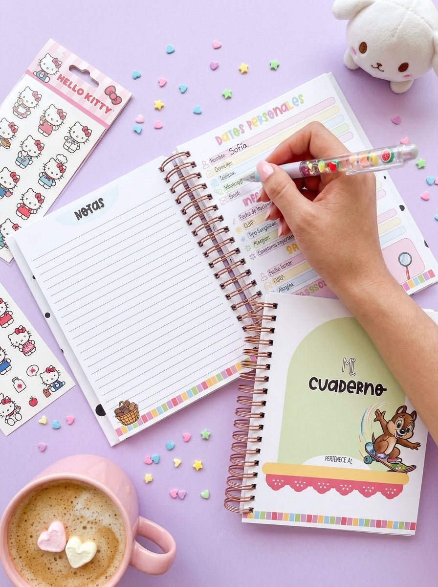 Cuaderno Tamaño Carta - Chip y Dale