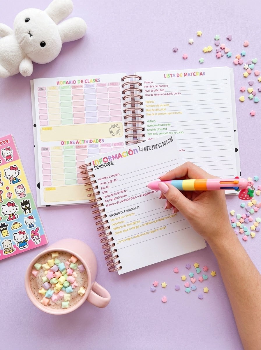 Agenda Estudiantes Diaria Ciclo 26-27 - Hello Kitty