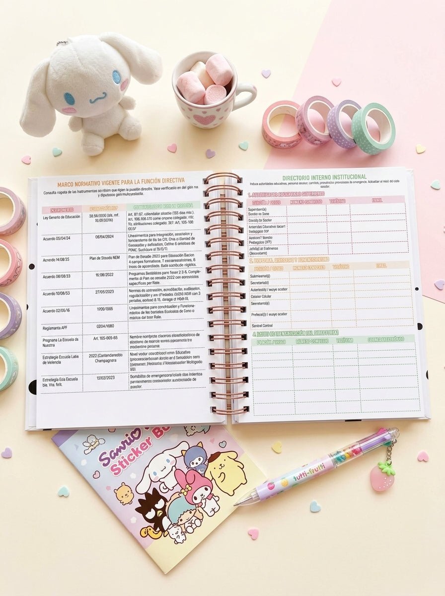 Agenda Director Semanal - Pucca