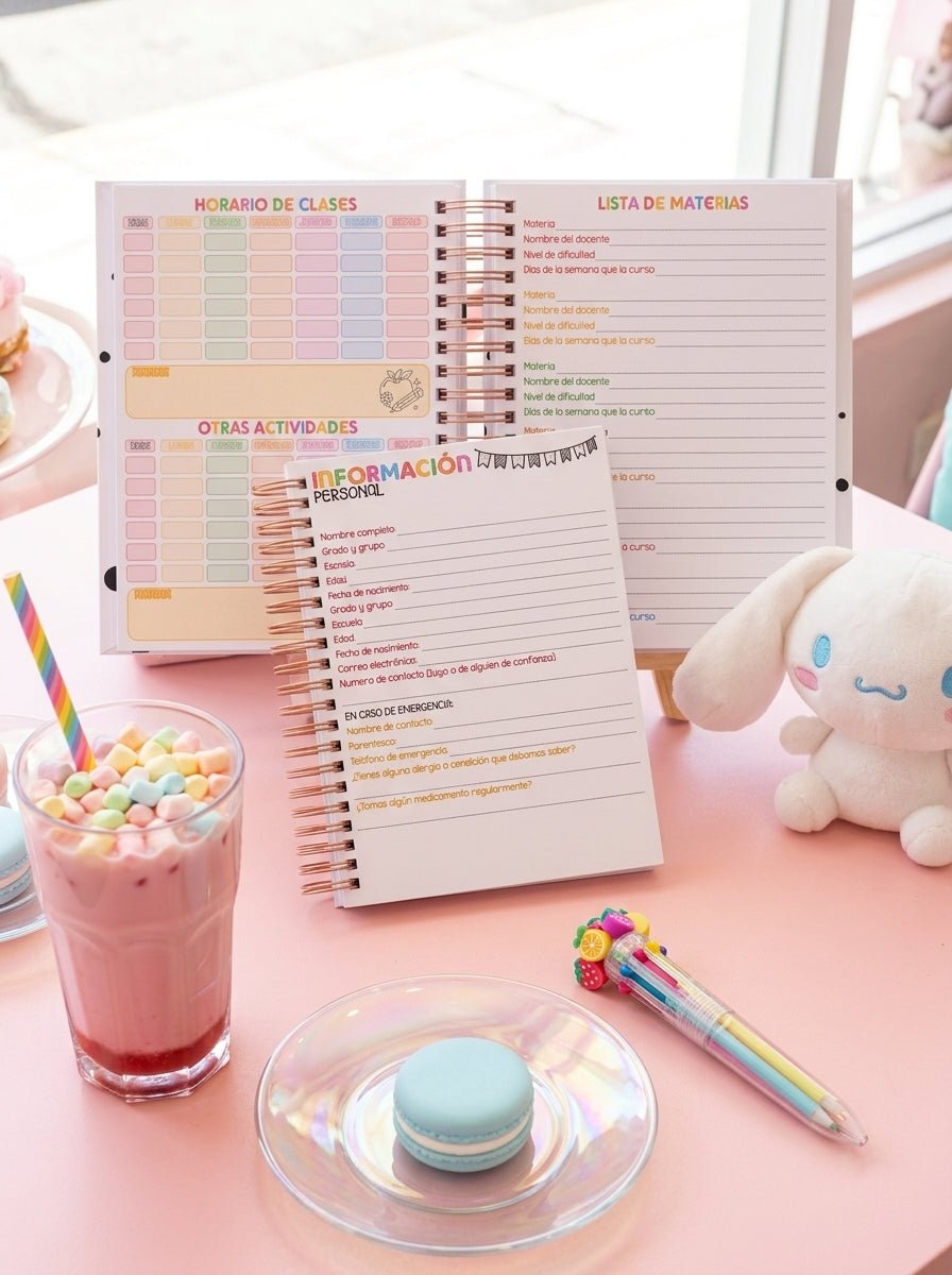 Agenda Estudiantes 2 Días por Página Ciclo 26-27 - Heidi