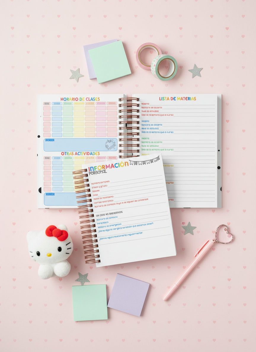 Agenda Estudiantes Semanal Ciclo 26-27 - Mario Bros