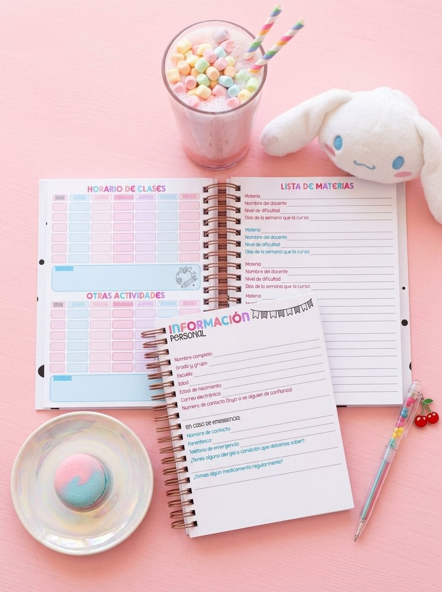 Agenda Estudiantes 2 Días por Página Ciclo 26-27 - Marie (Aristogatos)