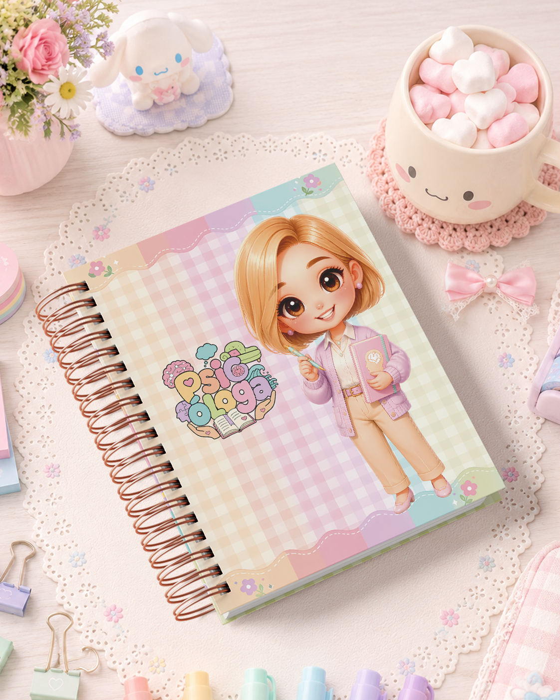 Pack de Portadas Psicologa - Sweet Rainbow