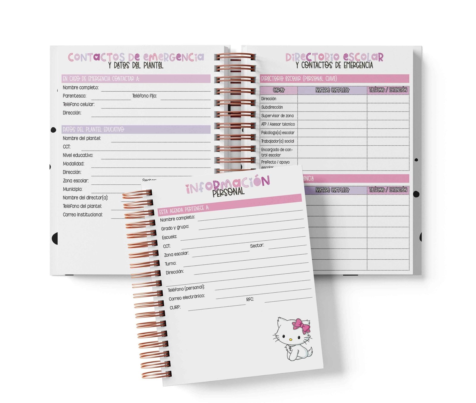 Agenda Preescolar MO - Charmmy Kitty
