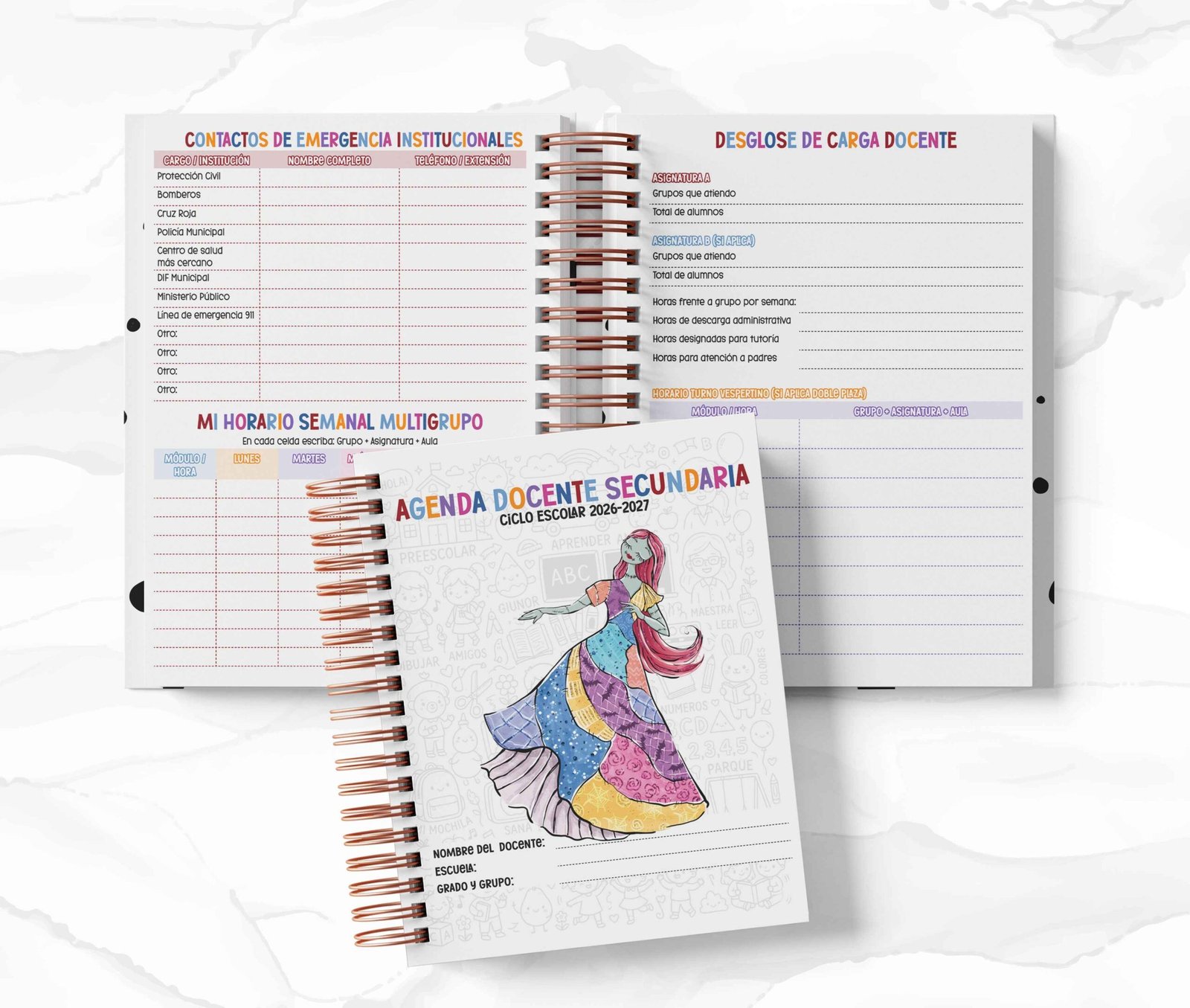 Agenda Secundaria - Jack y Sally