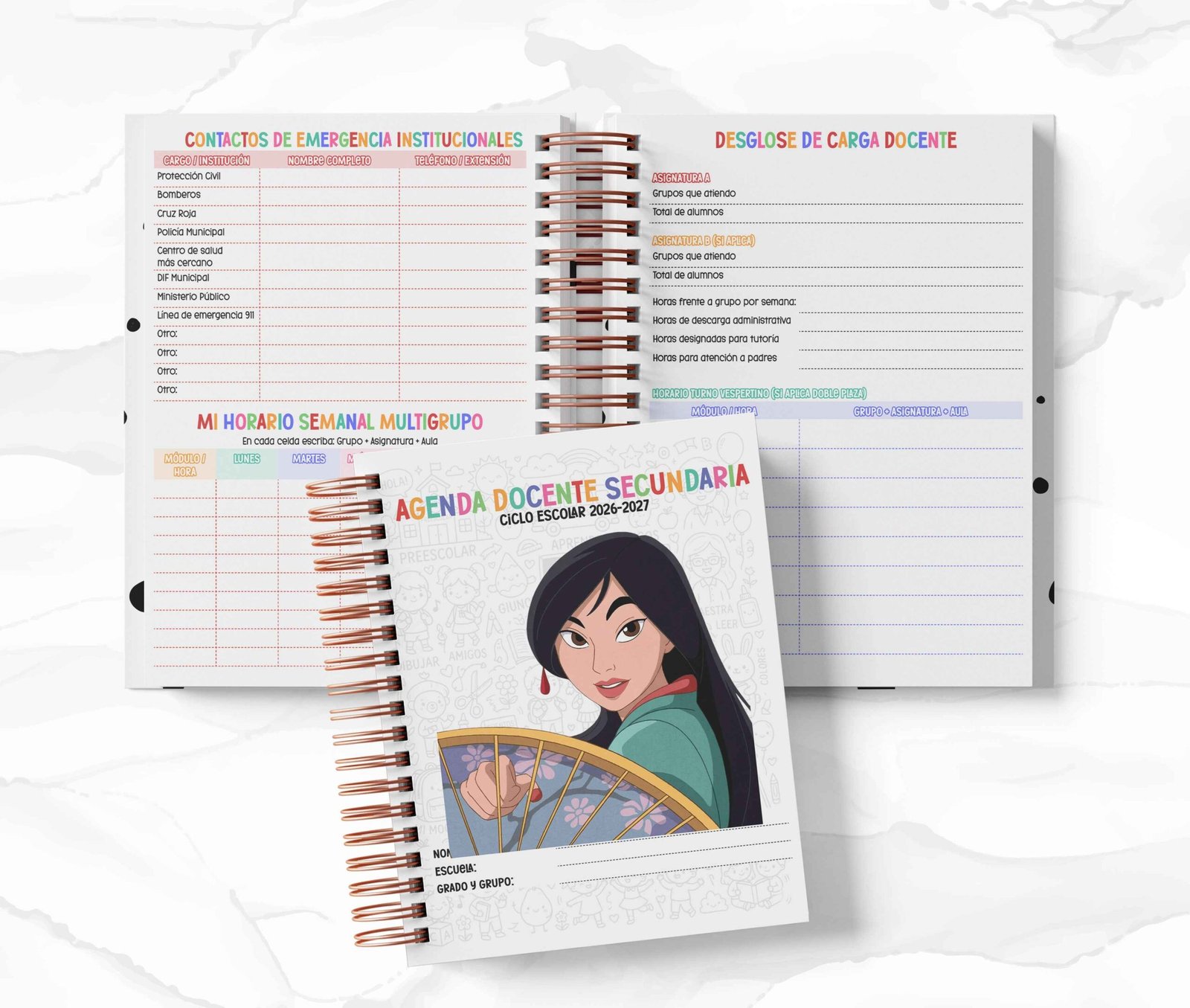 Agenda Secundaria - Mulán
