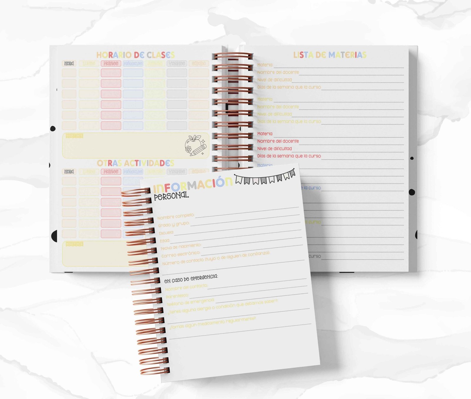 Agenda Estudiantes Semanal Ciclo 26-27 - Winnie Pooh