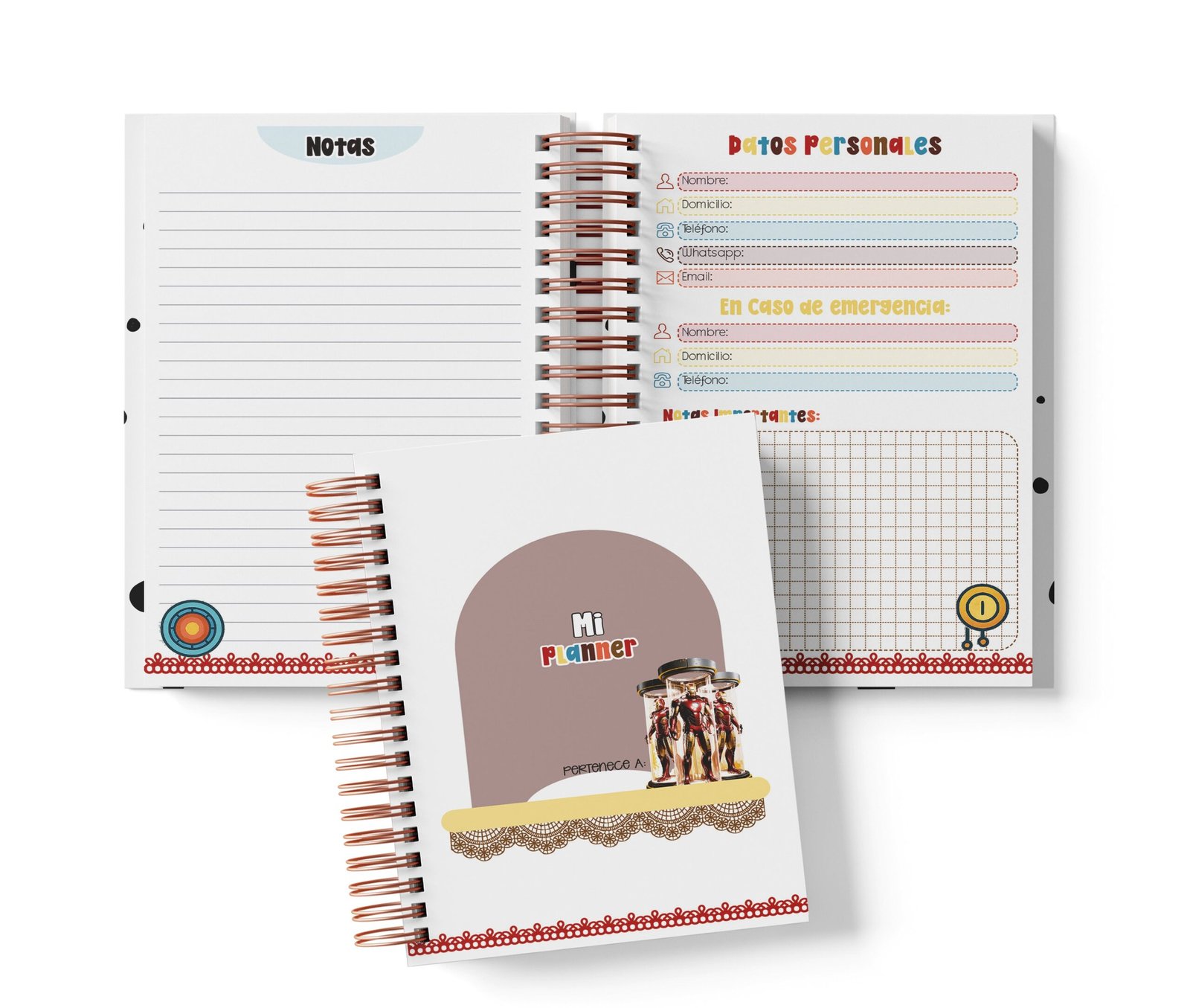 Planner Semanal - Iron Man