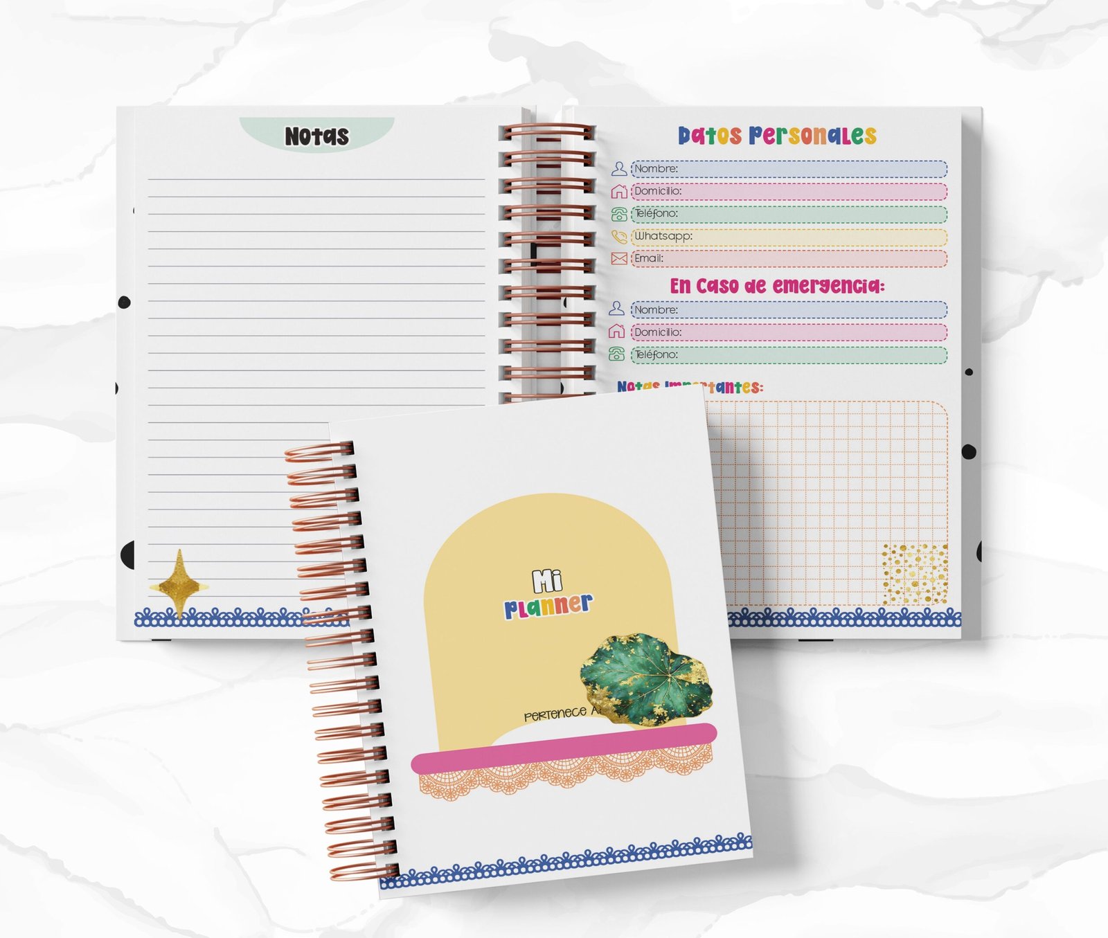 Planner Diario - Celestial Bloom