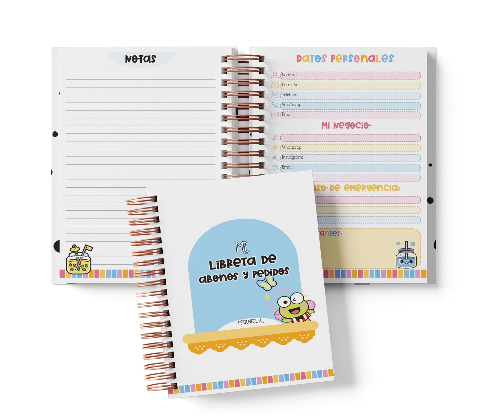 Libreta de Abonos y Pedidos - Keroppi