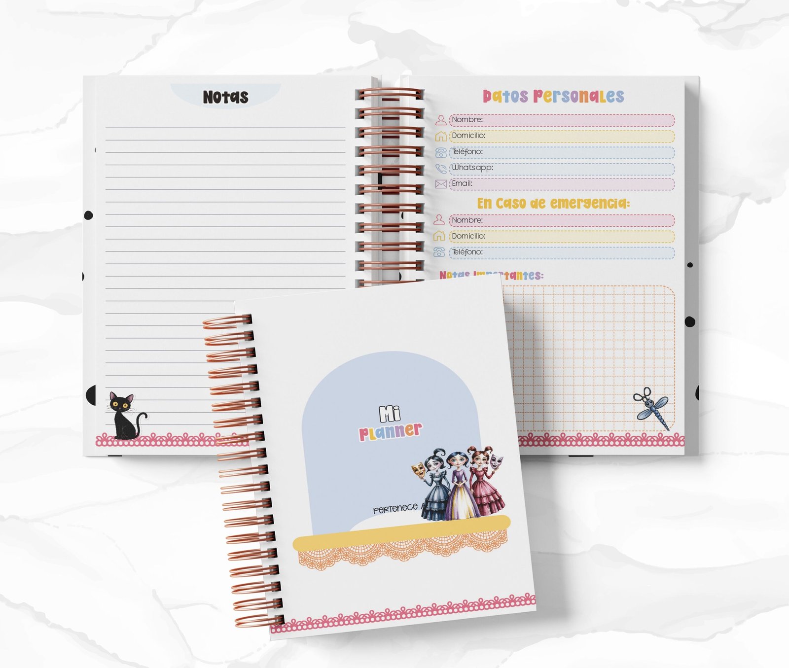 Planner 2 Días por Página - Coraline