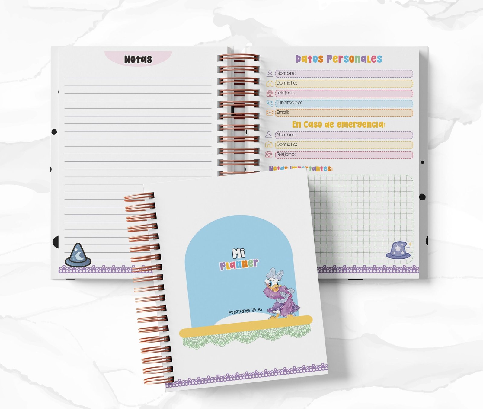 Planner 2 Días por Página - Disney 100