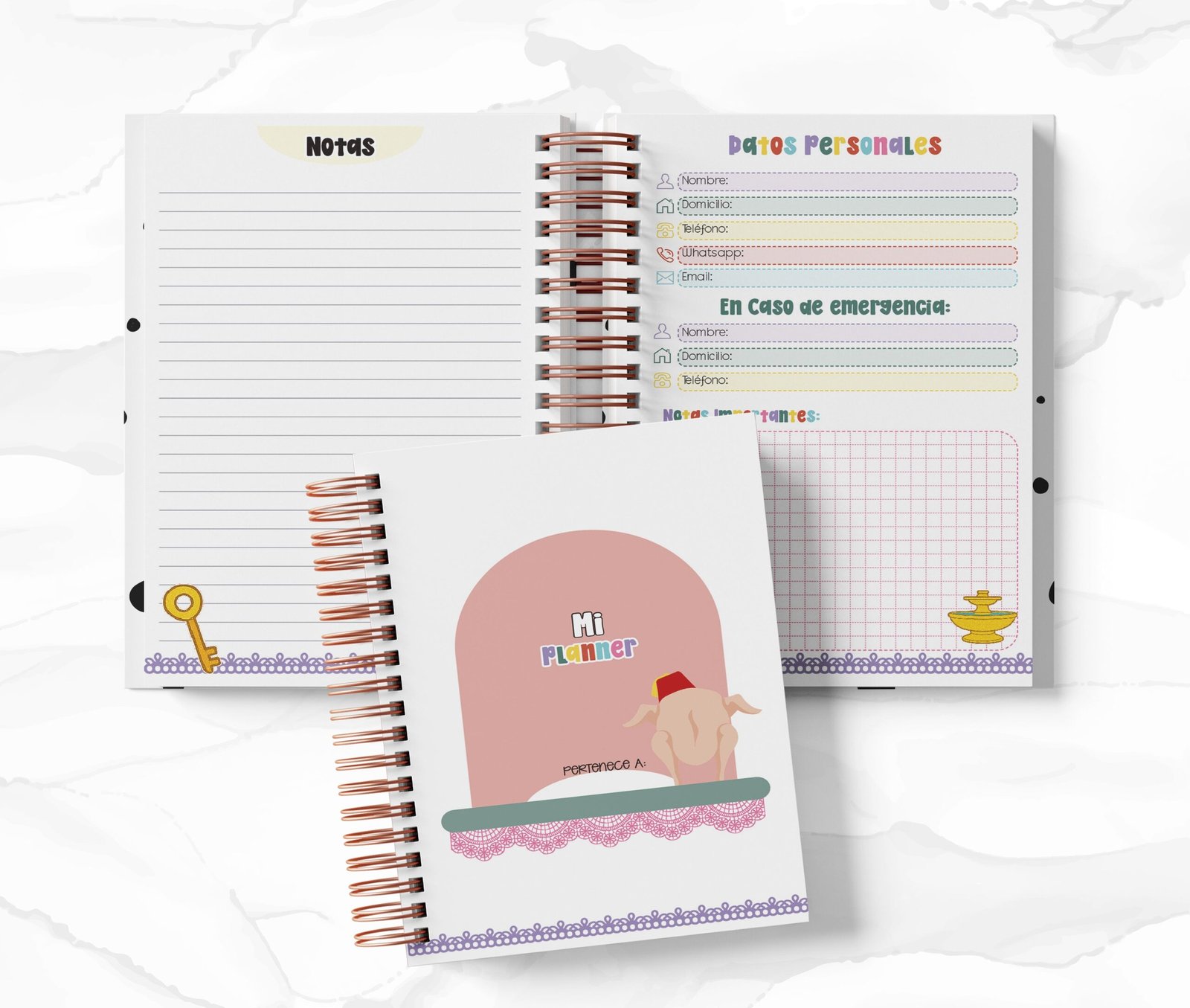 Planner 2 Días por Página - Friends