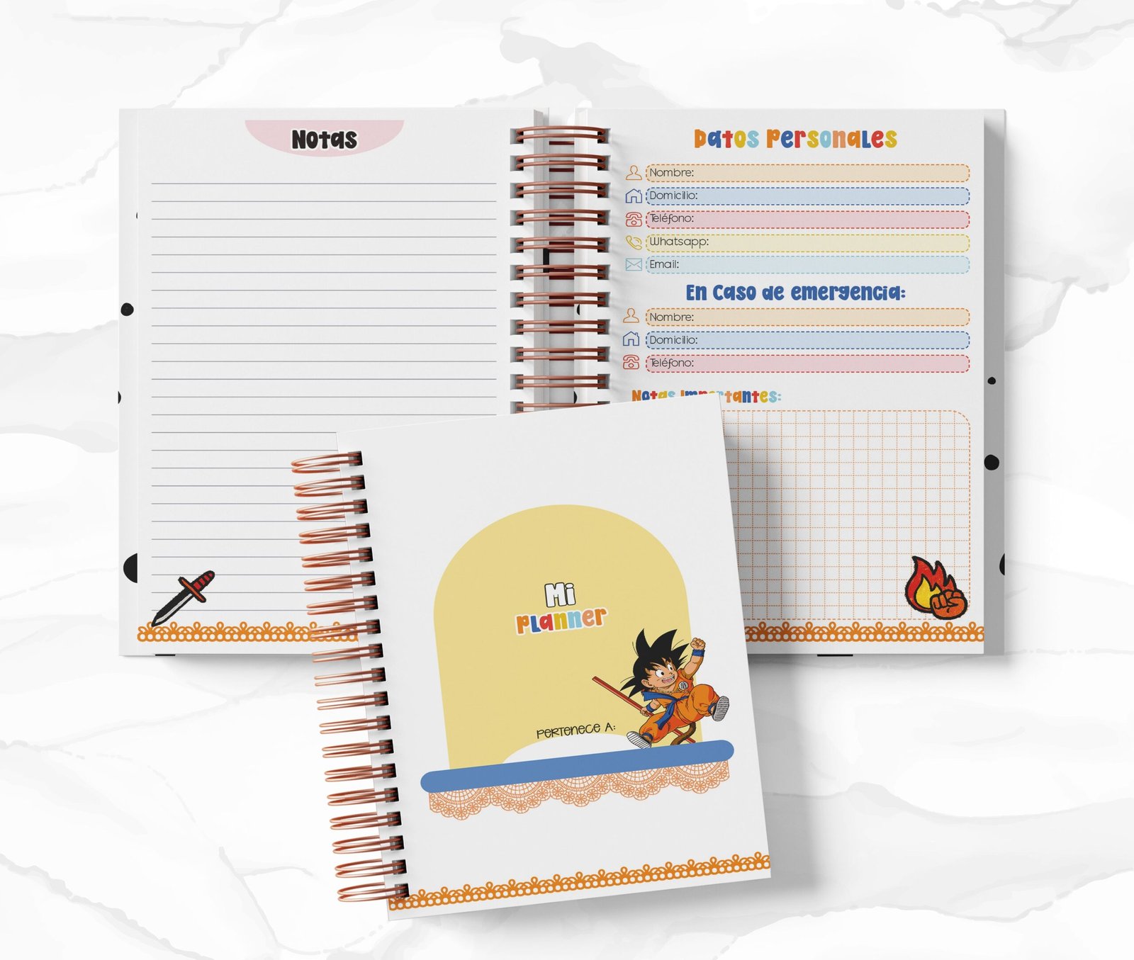 Planner Diario - Dragon Ball