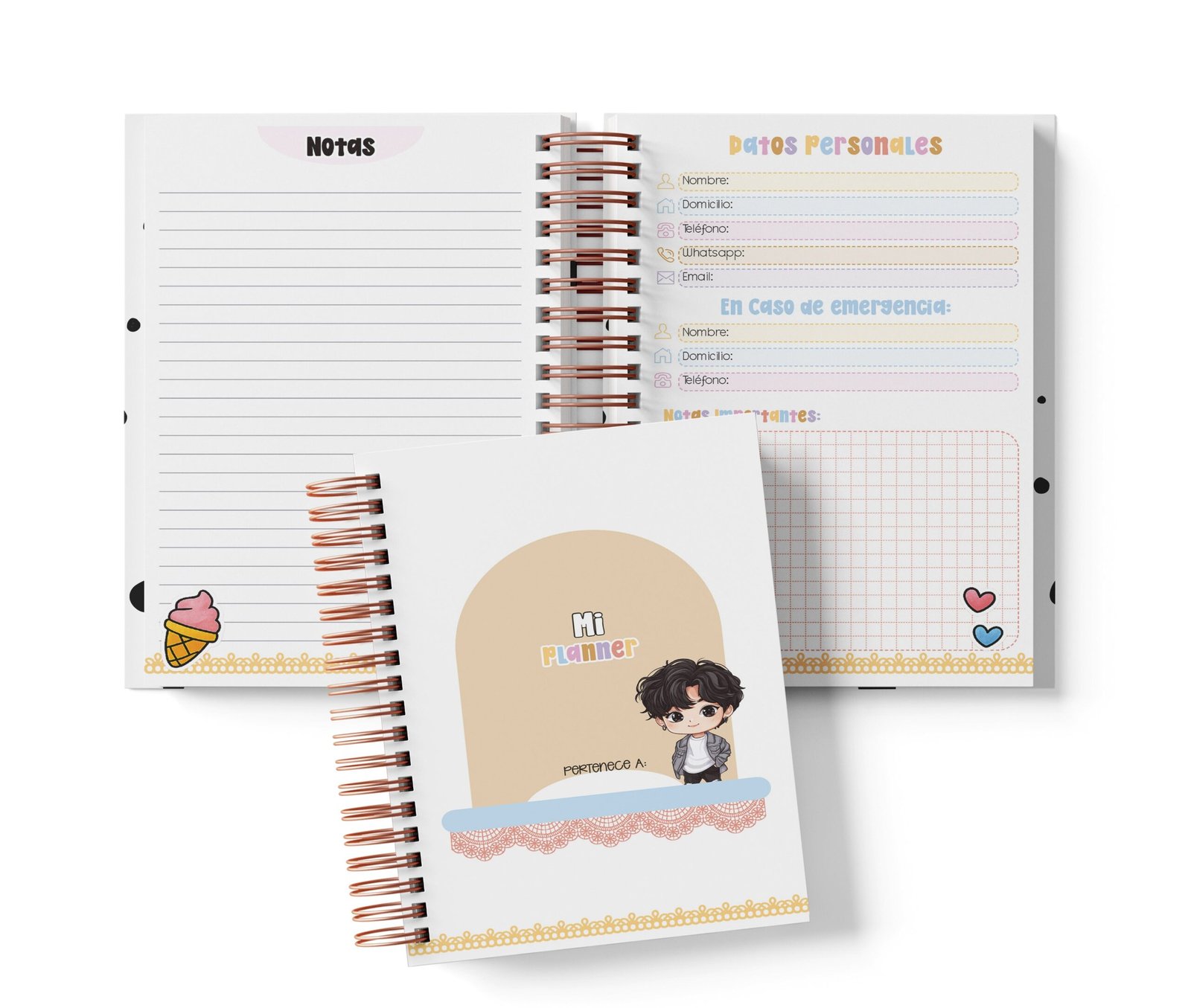 Planner Semanal - BTS