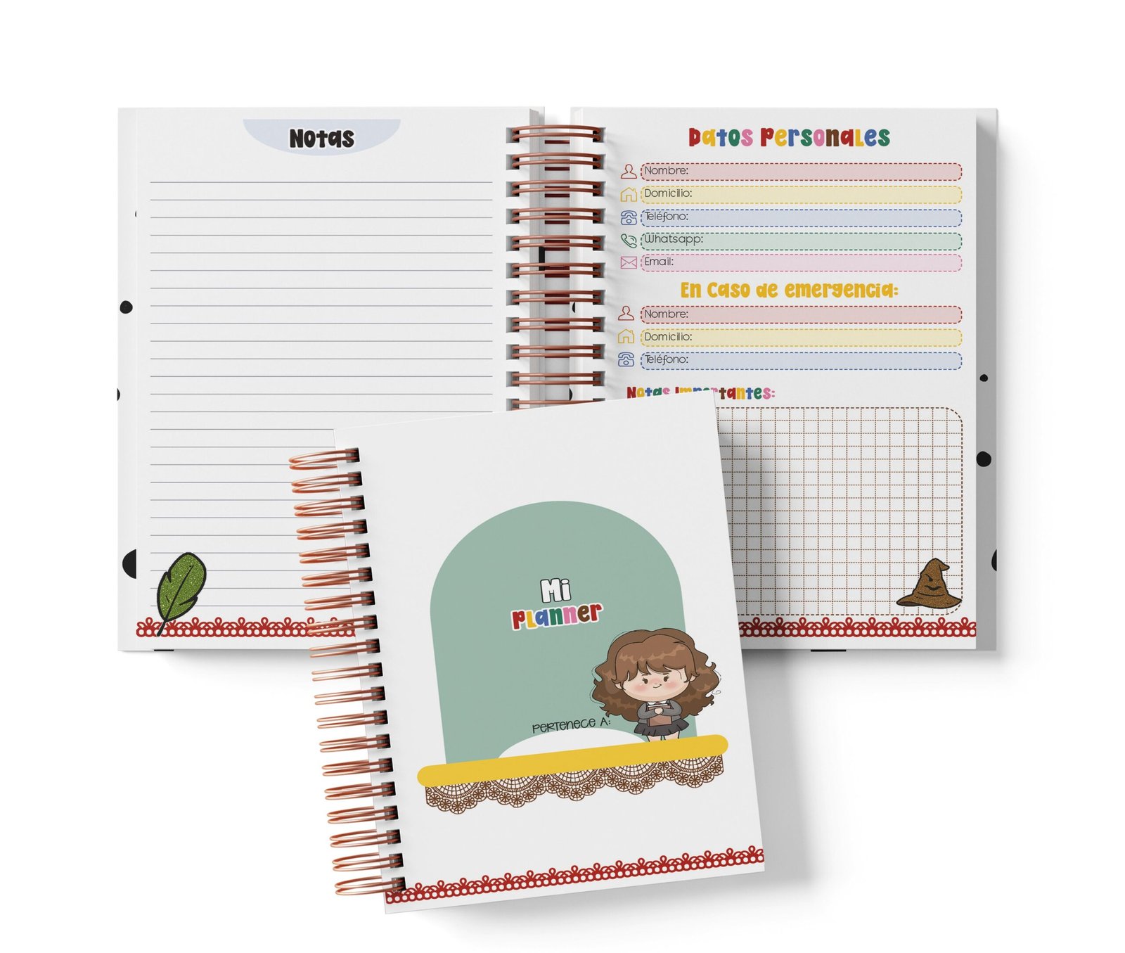 Planner Semanal - Harry Potter