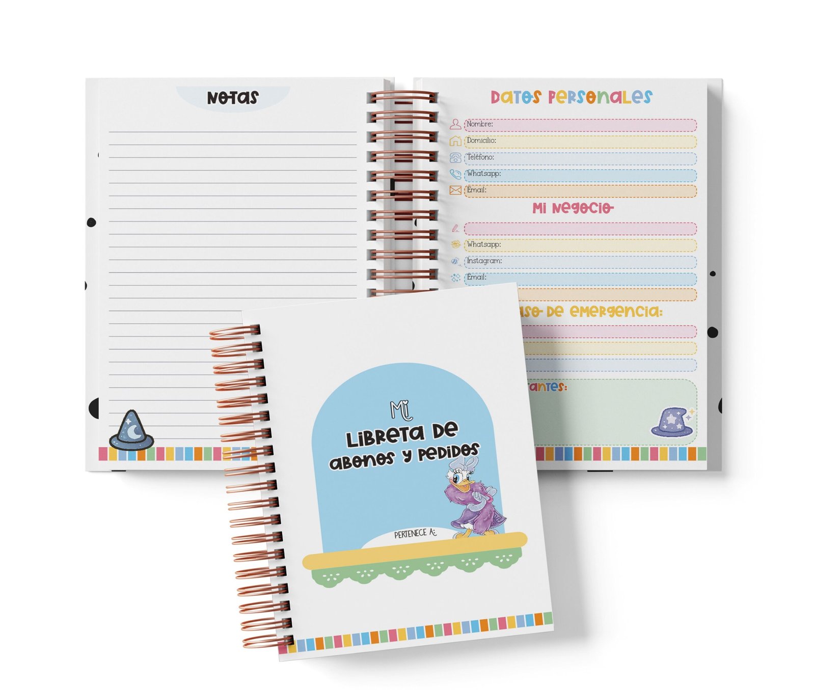 Libreta de Abonos y Pedidos - Disney 100