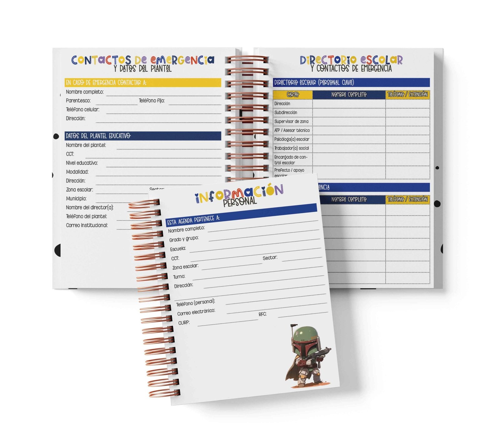 Agenda Preescolar MO - Star Wars