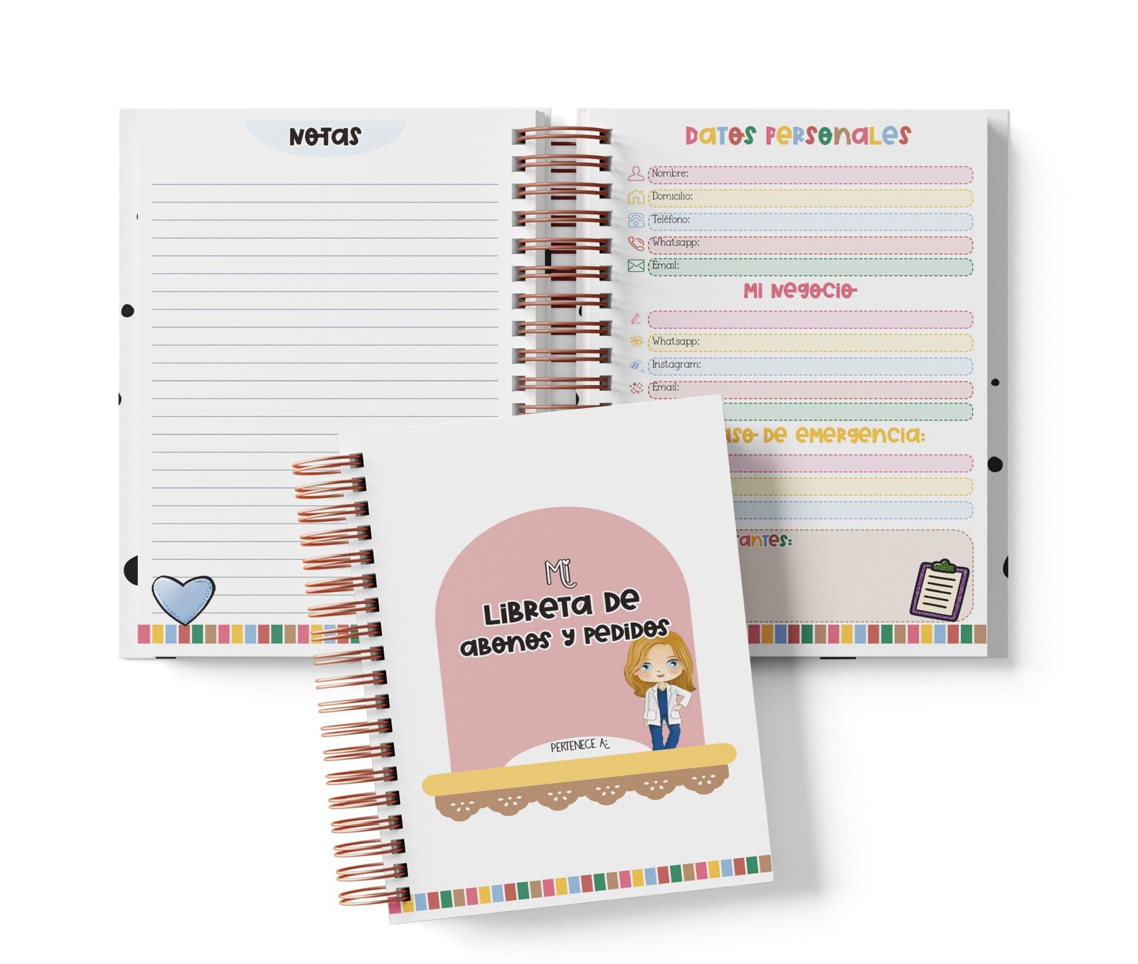 Libreta de Abonos y Pedidos - Grey's Anatomy