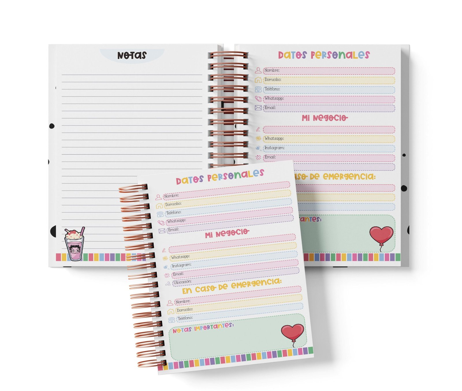 Libreta de Abonos - Betty Boop