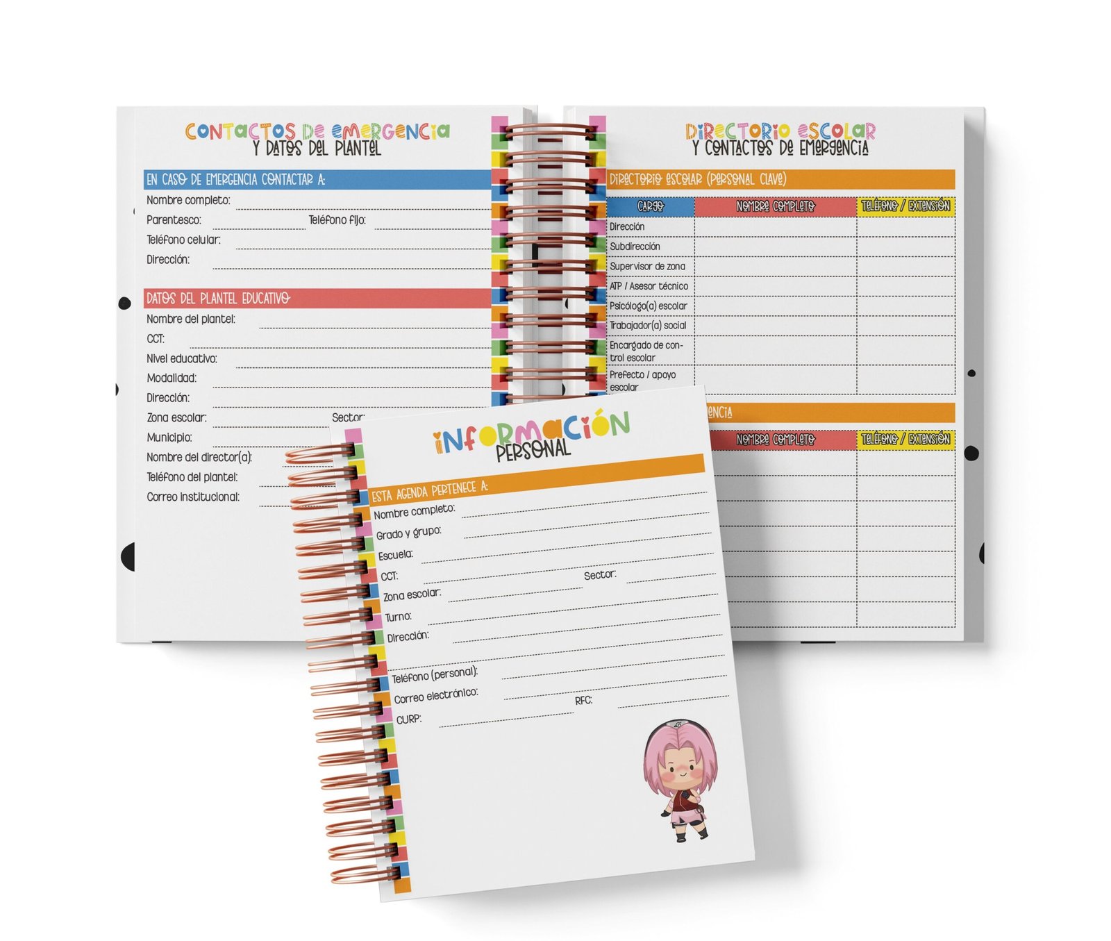 Agenda Primaria Medio Oficio - Naruto