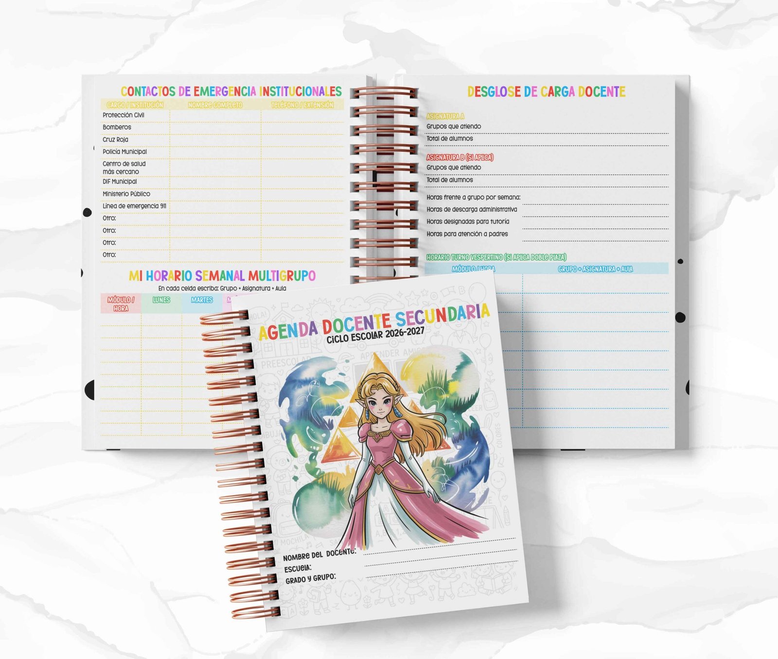 Agenda Secundaria - Zelda