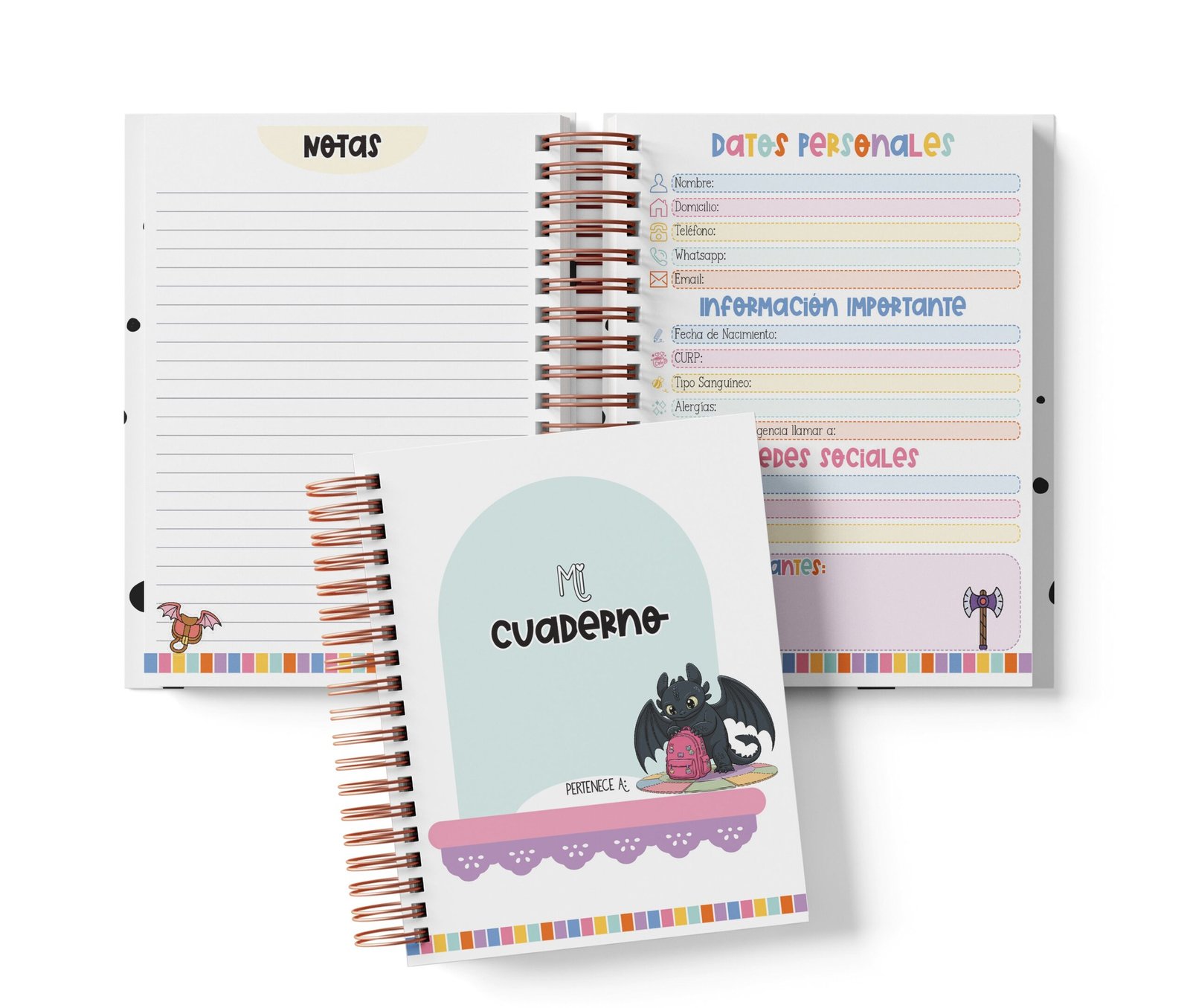 Cuaderno Medio Oficio - Cómo Entrenar a tu Dragón