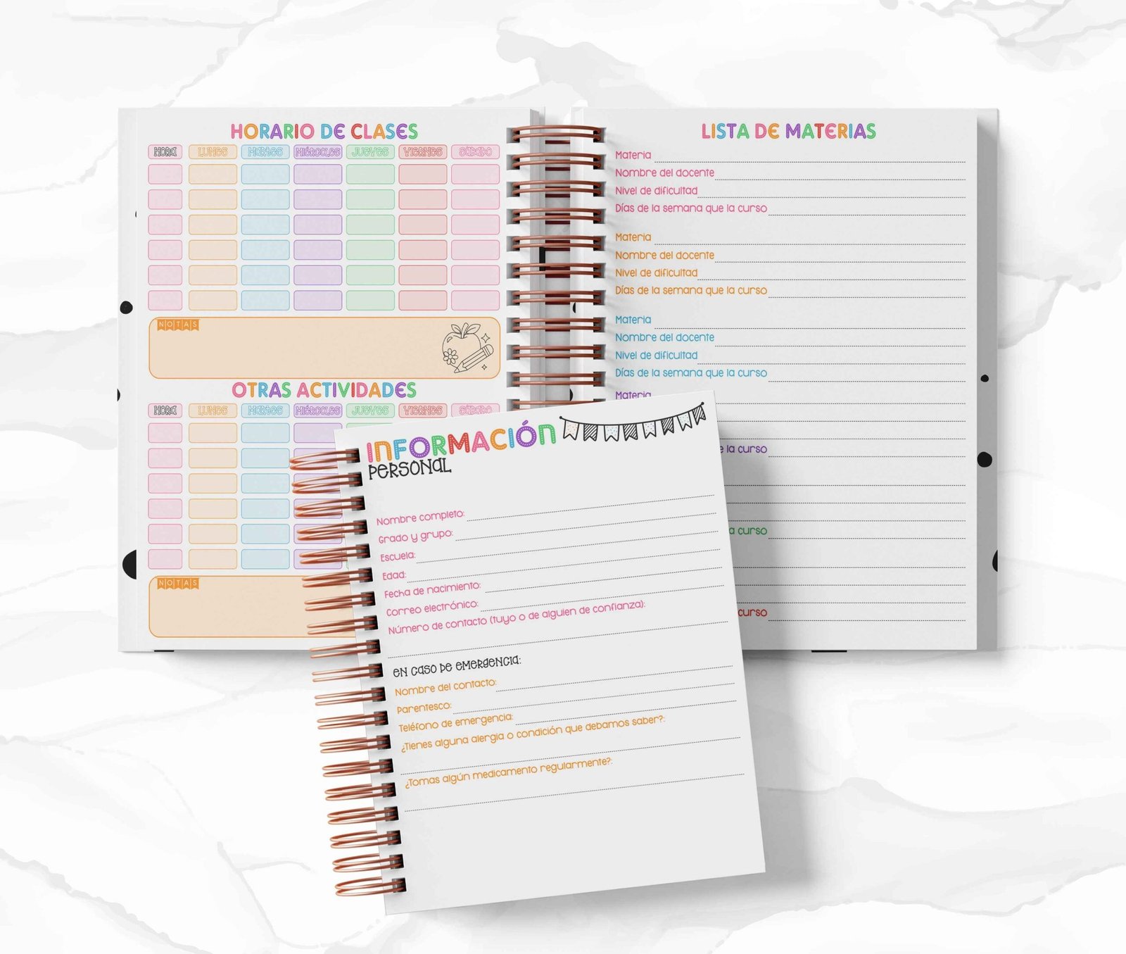 Agenda Estudiantes Semanal Ciclo 26-27 - Intensamente