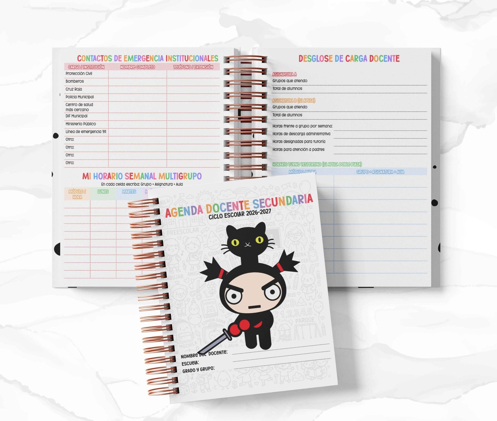 Agenda Secundaria - Pucca