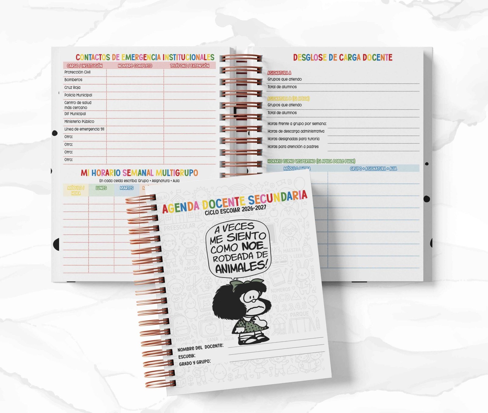 Agenda Secundaria - Mafalda