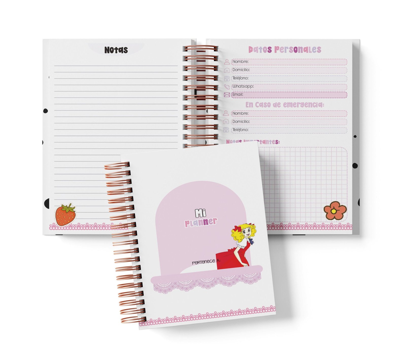 Planner Semanal - Candy Candy