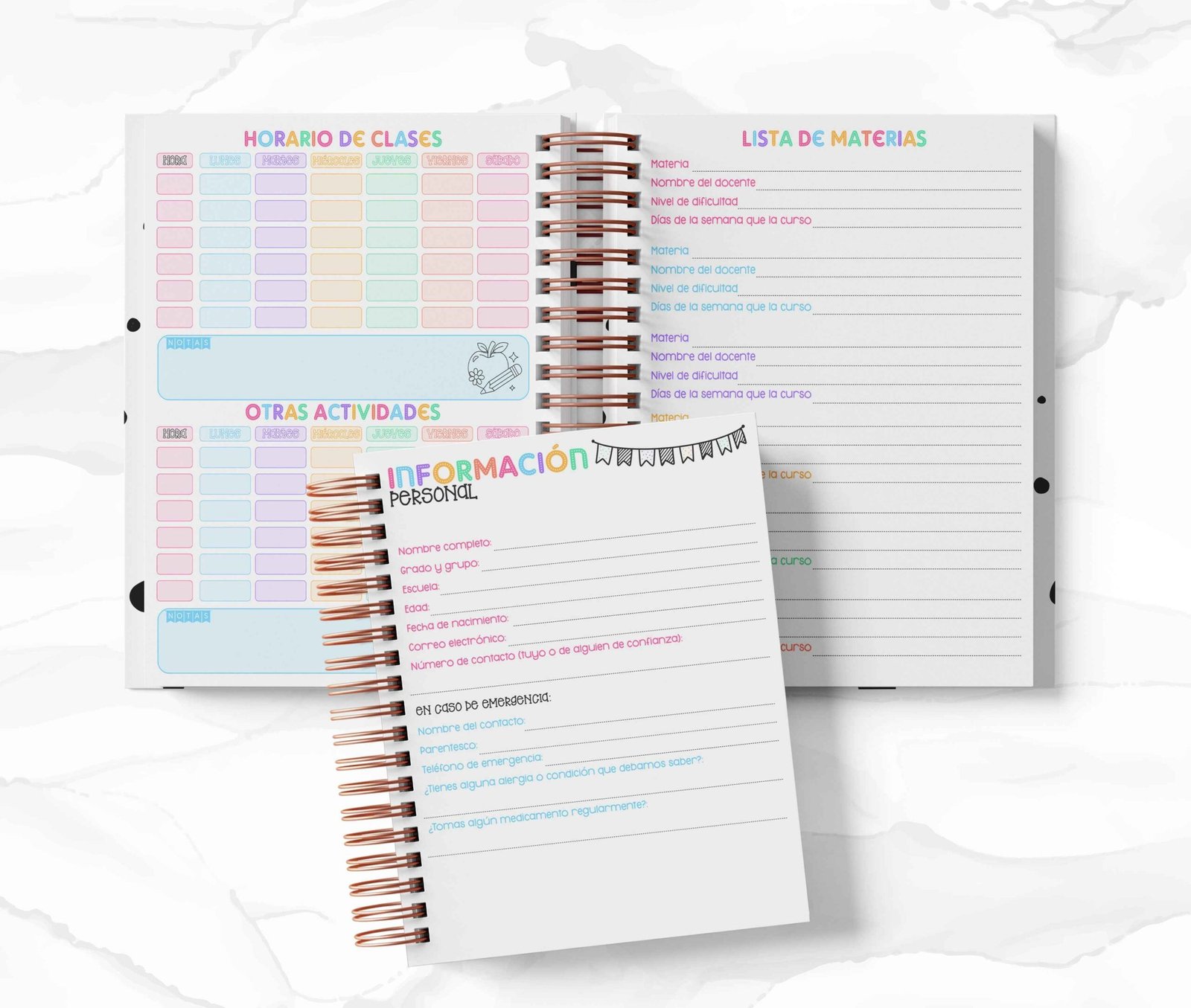 Agenda Estudiantes Semanal Ciclo 26-27 - Huntrix