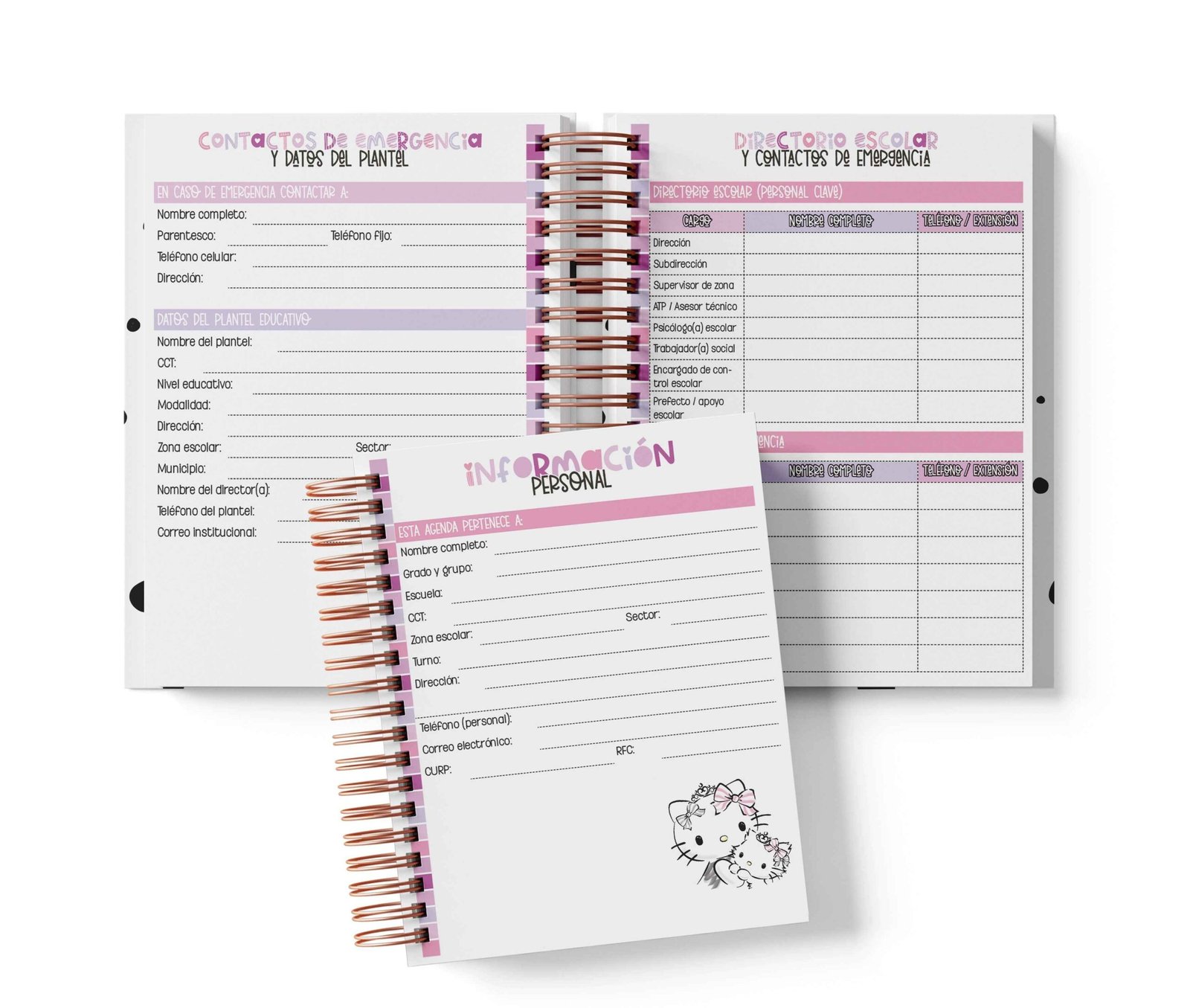 Agenda Primaria Medio Oficio - Charmmy Kitty