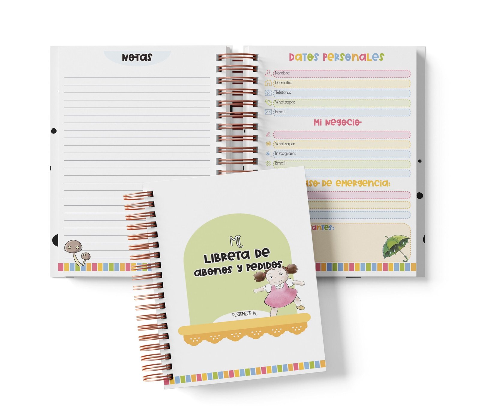 Libreta de Abonos y Pedidos - Totoro
