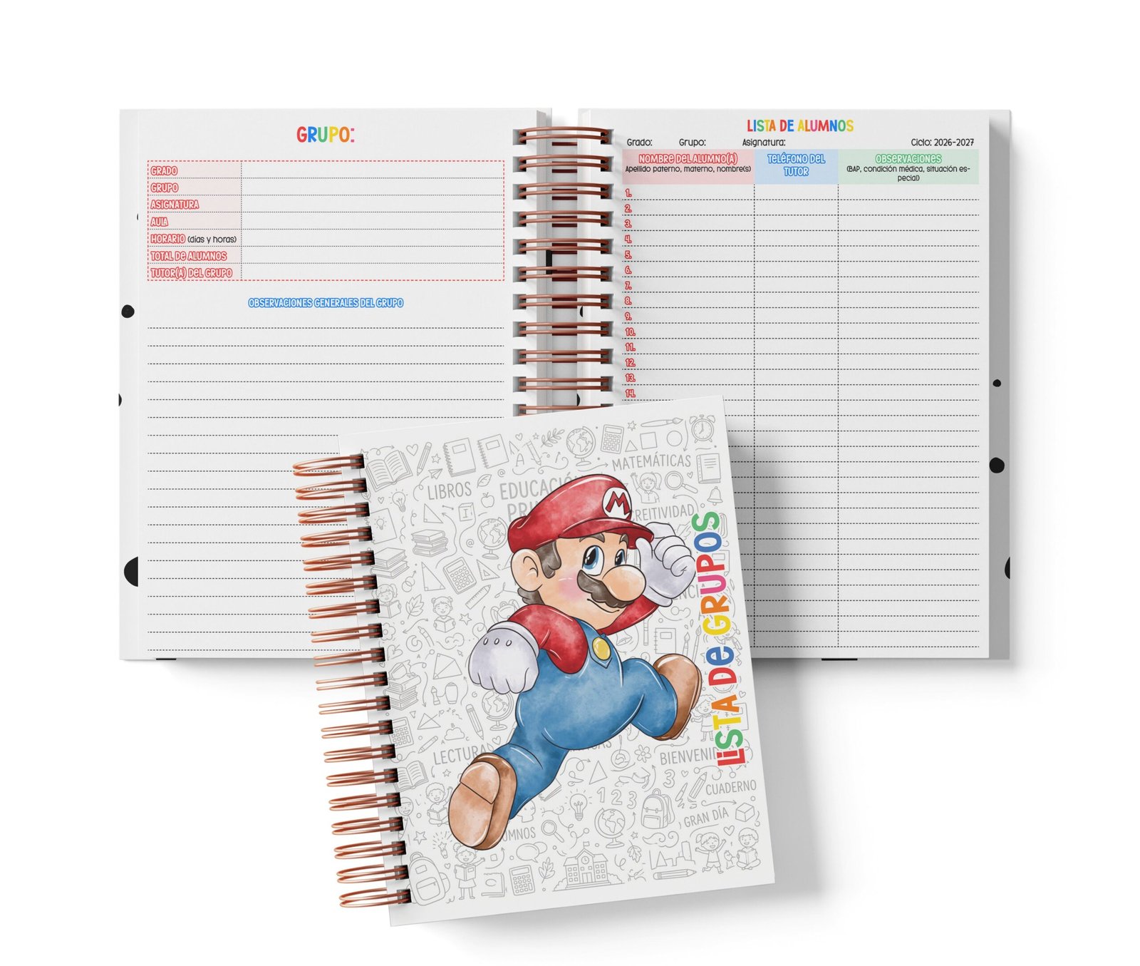 Seguimiento Docente Secundaria - Mario Bros