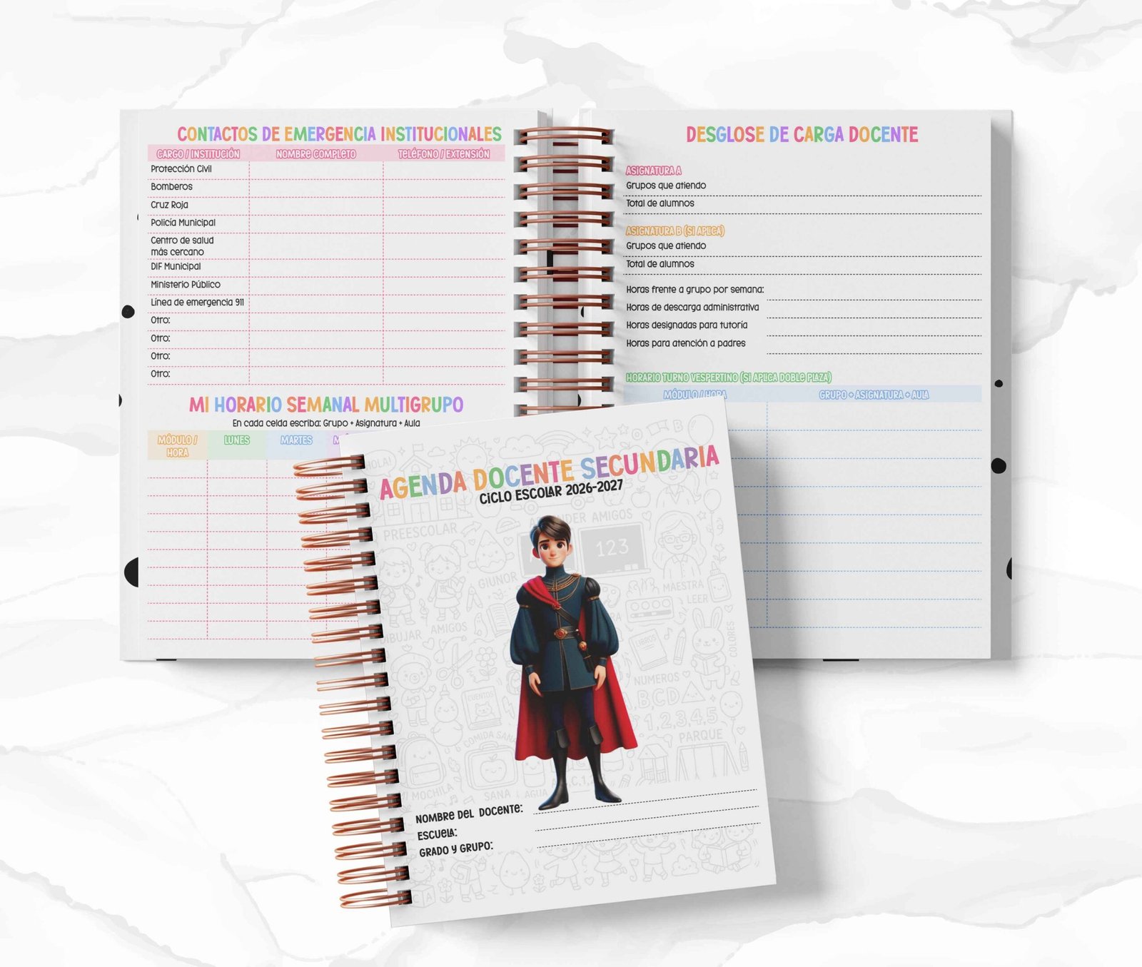 Agenda Secundaria - Aurora - La Bella Durmiente