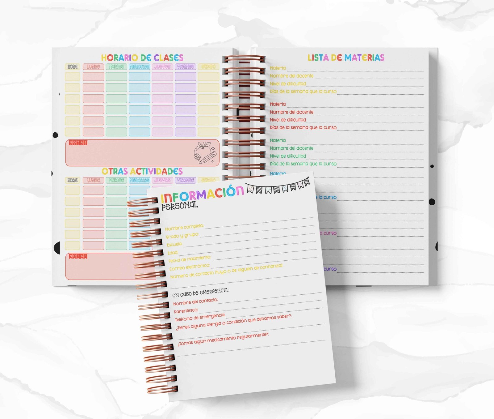 Agenda Estudiantes Semanal Ciclo 26-27 - Zelda