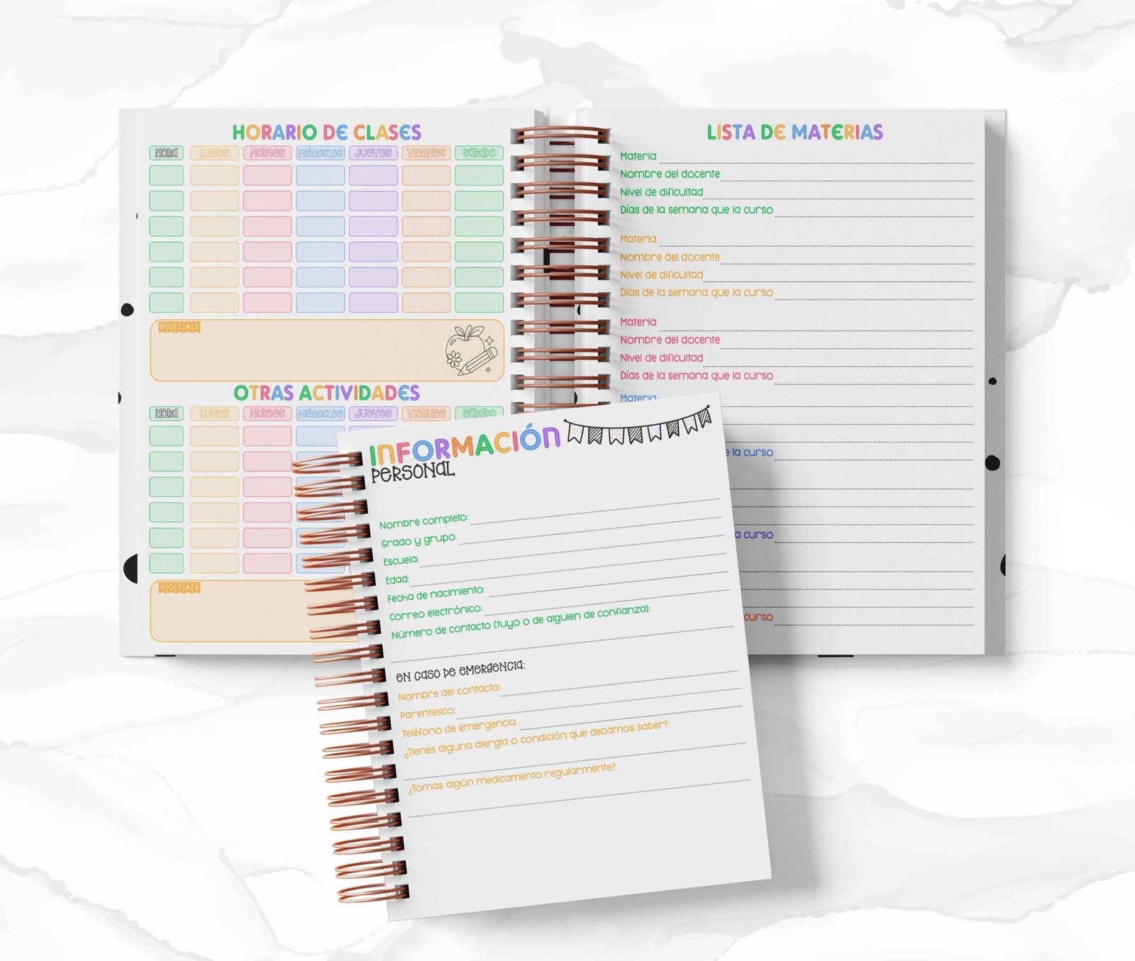 Agenda Estudiantes Semanal Ciclo 26-27 - Tiana - La Princesa y el Sapo