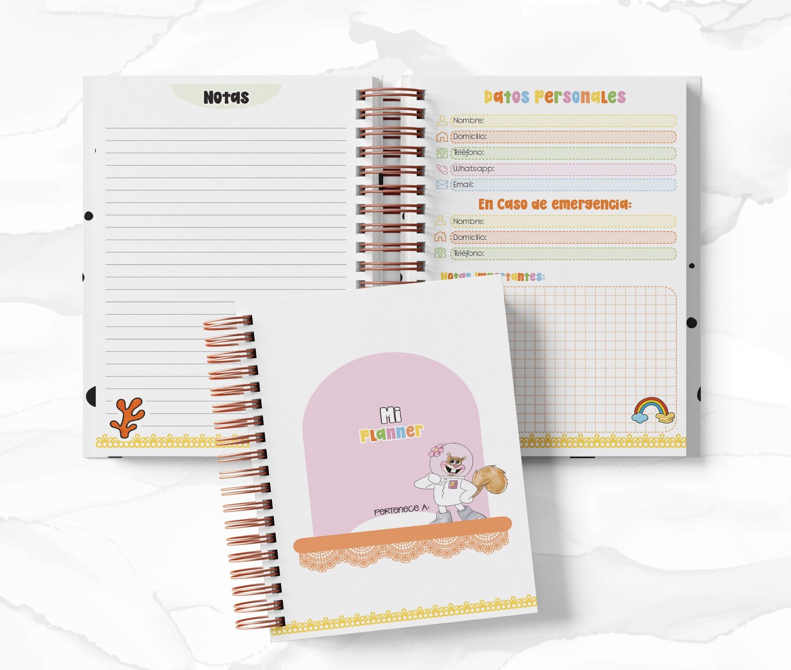 Planner Diario - Bob Esponja