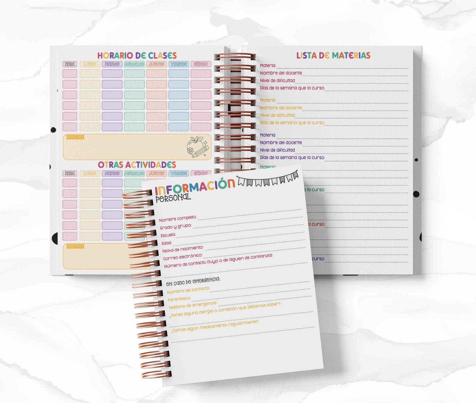 Agenda Estudiantes Semanal Ciclo 26-27 - Villanas Disney